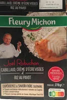 Cabillaud, crème d'écrevisses, riz au pavot