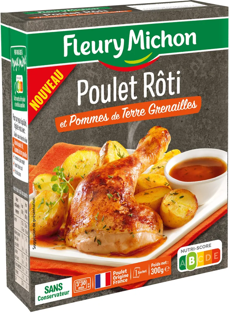Poulet Rôti et Pommes de Terre Grenailles