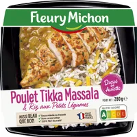Poulet Tikka Massala & Riz aux petits légumes