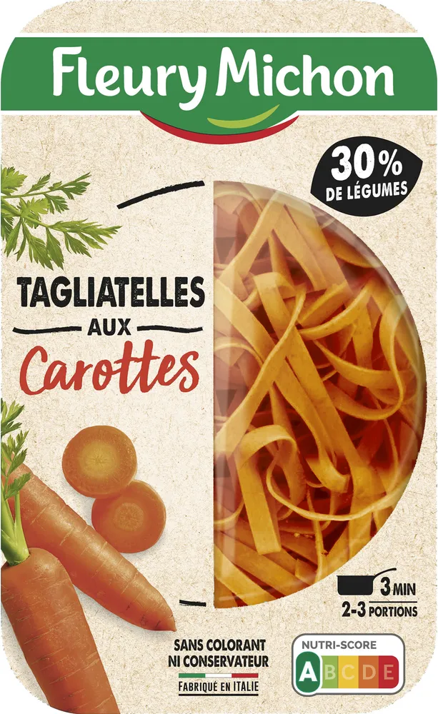 Tagliatelles aux carottes