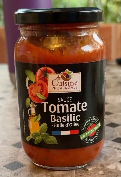SAUCE Tomate Basilic & Huile d'Olive