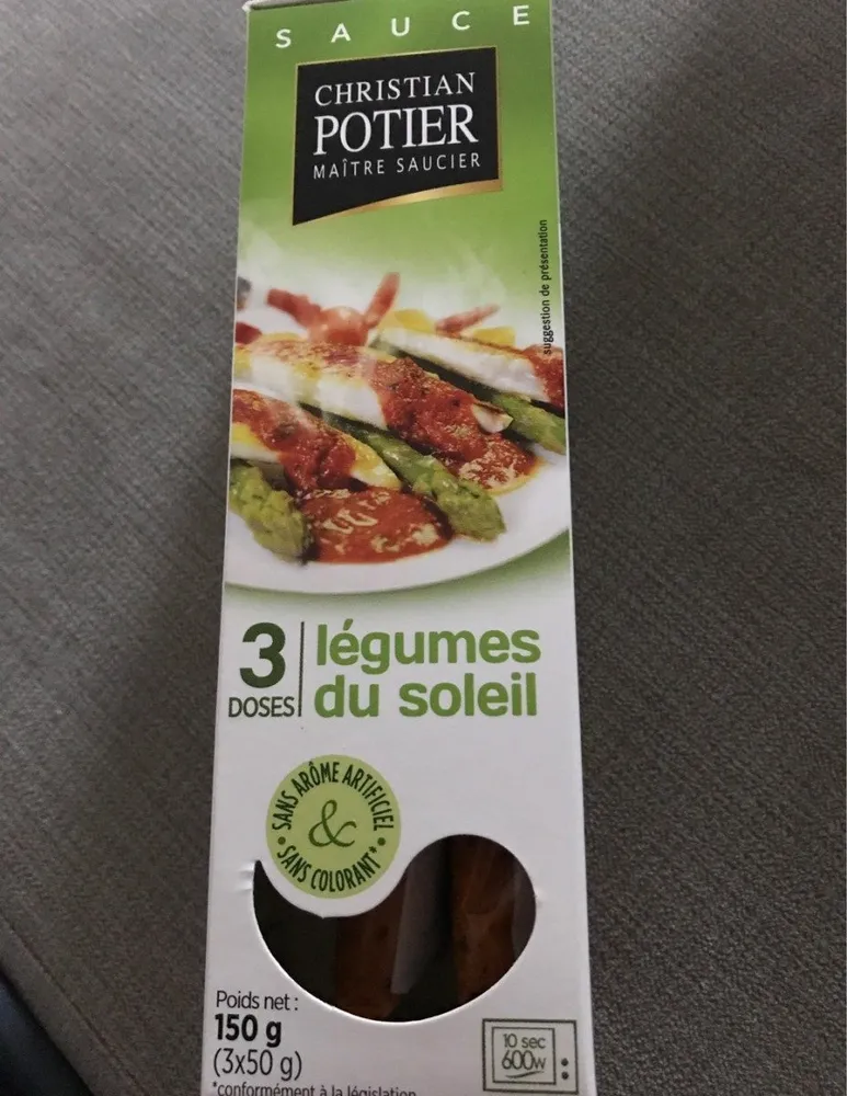 Sauce légumes du soleil