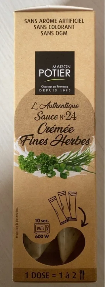 L’authentique Sauce n°24 Crémée Fines Herbes