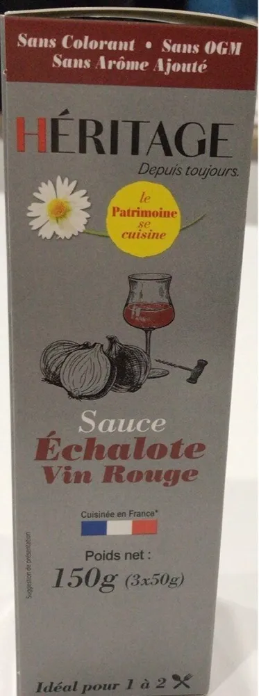 Sauce echalote vin rouge