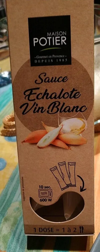 Sauce échalotes vin blanc