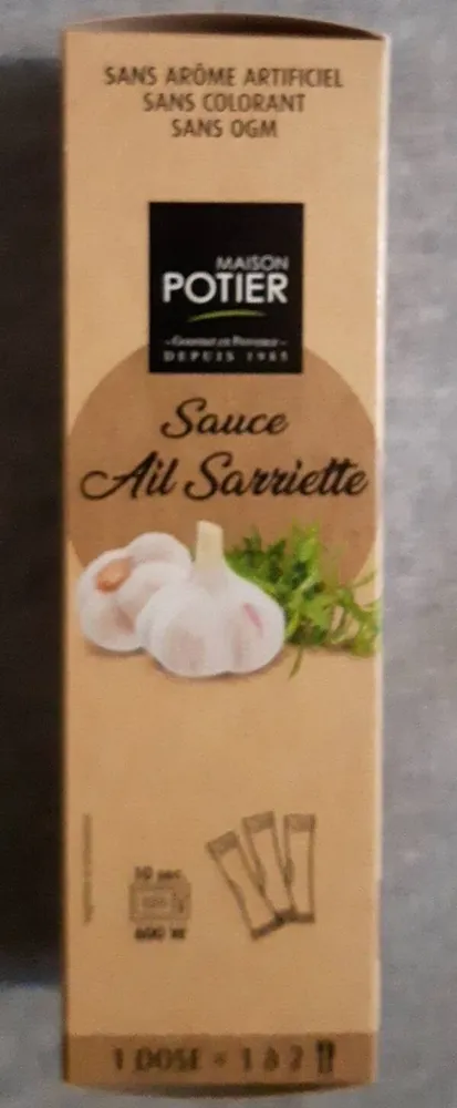 Sauce ail sarriette