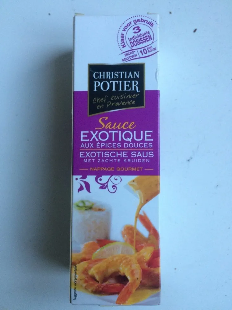 Sauce exotique aux epices douces