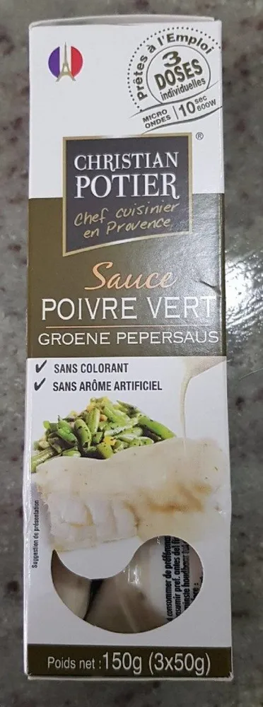 Sauce poivre vert
