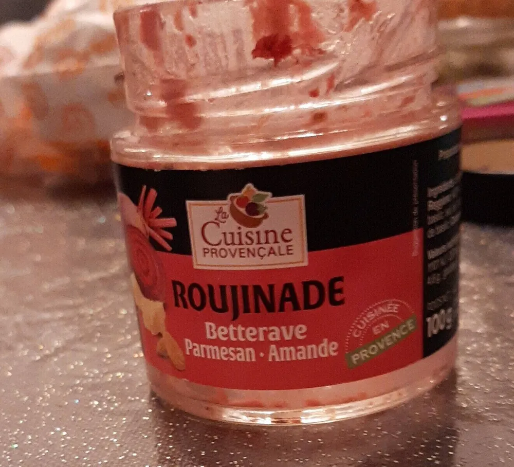 Roujinade betterave parmesan amande - Cuisine provencale - Cuisine provencale