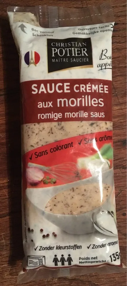 Sauce crémée aux morilles