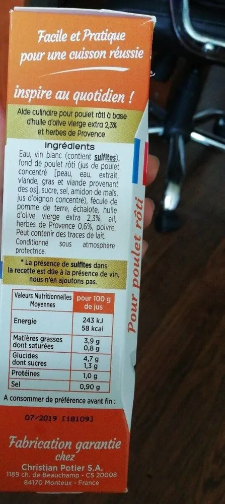 Jus de cuisson