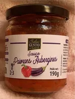 Sauce poivrons aubergine