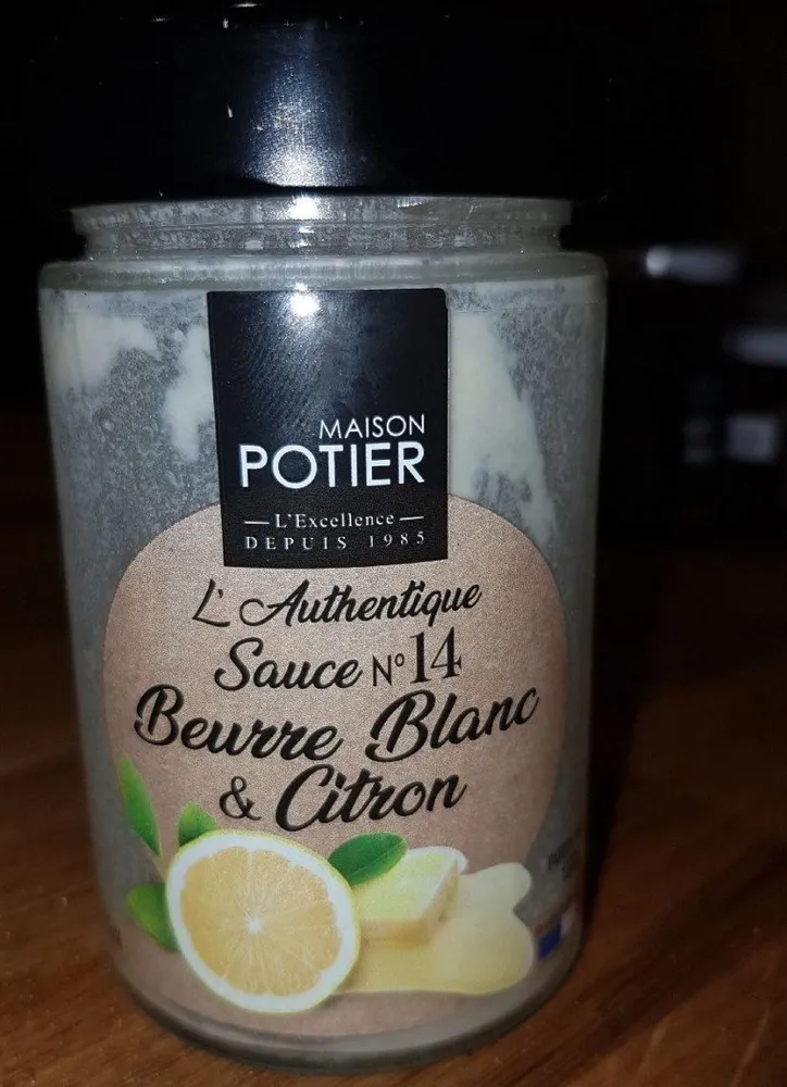 Sauce beurre blanc & citron