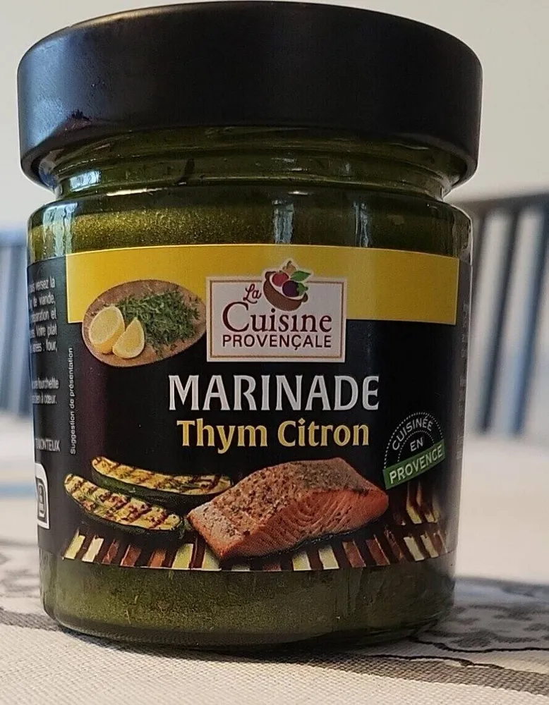 Marinade thym citron