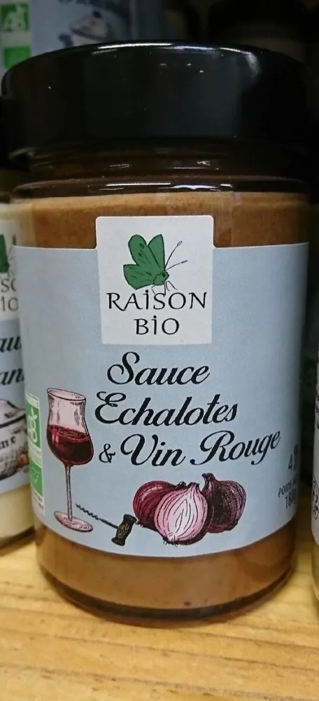 Sauce échalotes et vin rouge