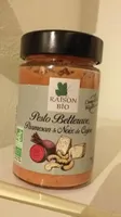 Pesto betterave parmesan et noix de cajou