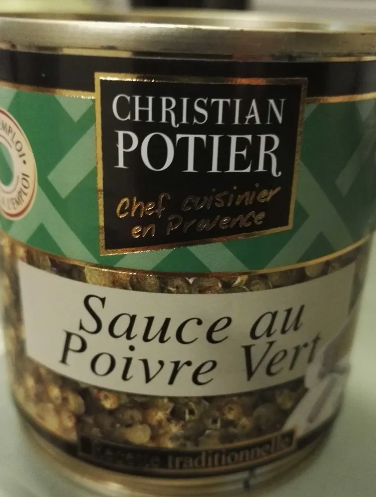 Sauce au poivre vert