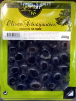 Olives dénoyautées noires nature Arômatt