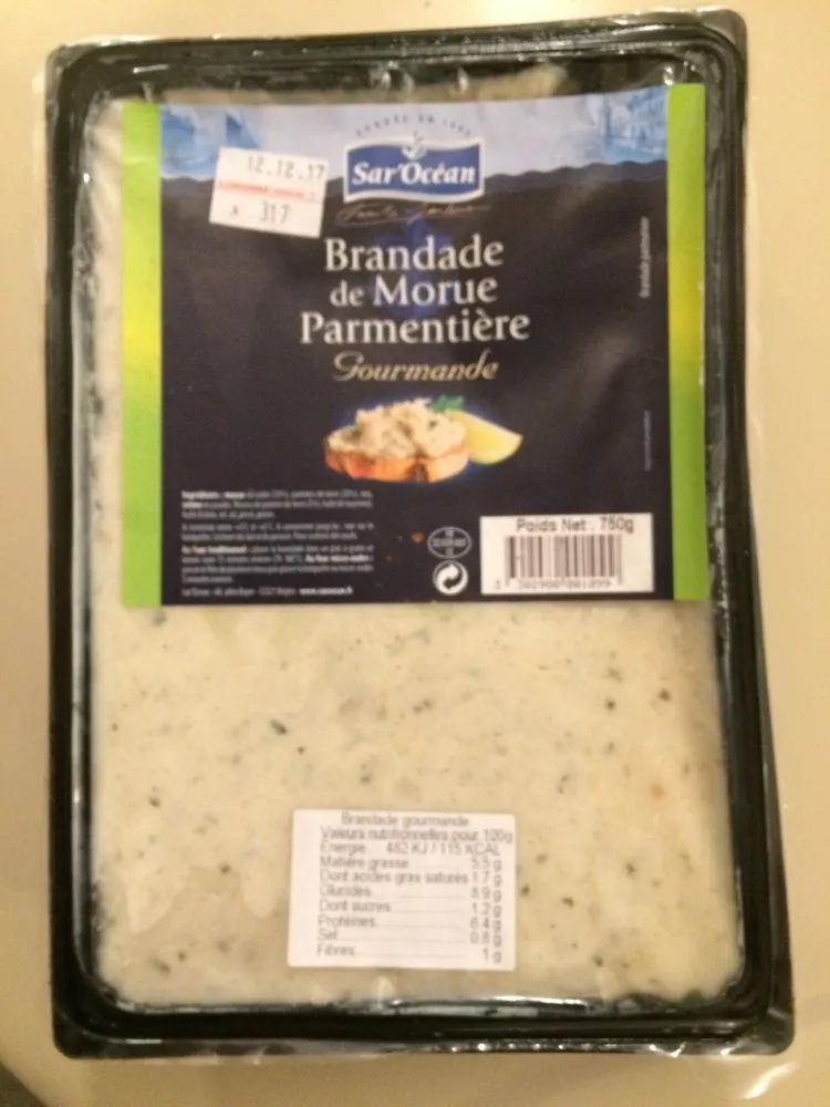 Brandade de morue parmentière