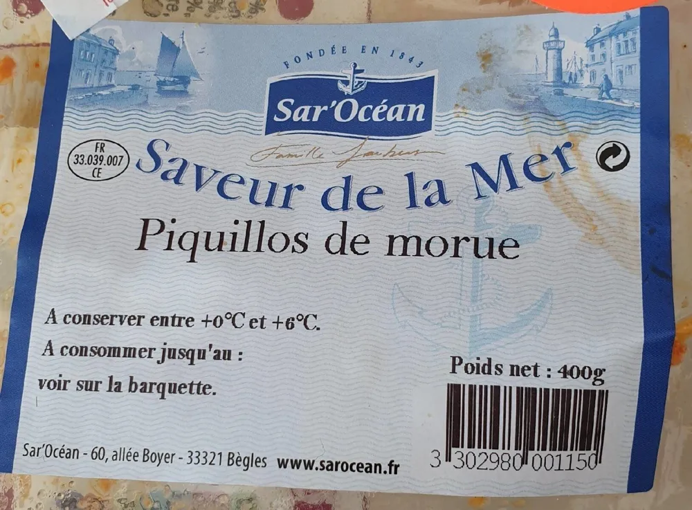 Piquillos de morue