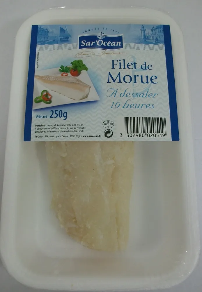 Filet de morue