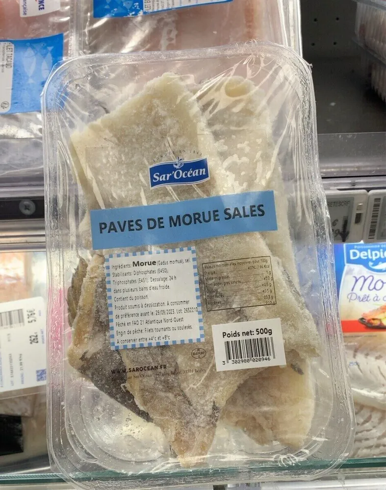 Pavé de morue