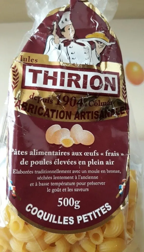 Pâtes alimentaires aux oeufs