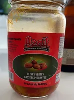 Olives vertes piquantes