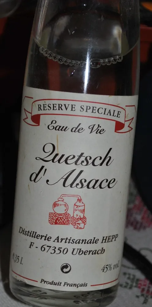 Eau de Vie Quetsch d'Alsace
