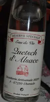 Eau de Vie Quetsch d'Alsace