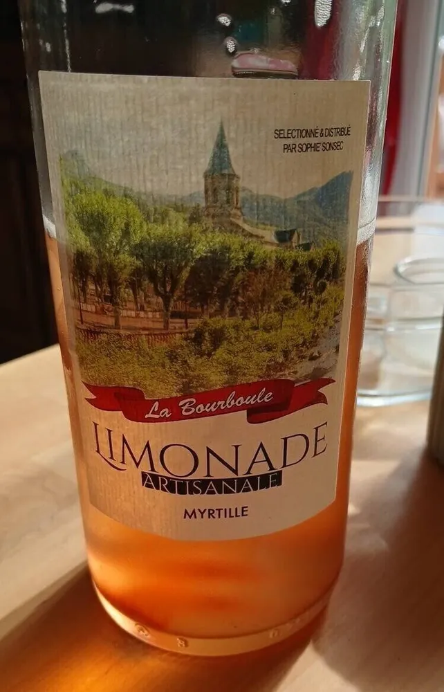 Limonade a la myrtille