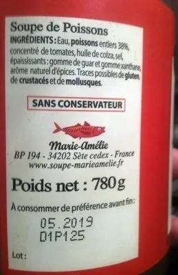 Soupe de poissons à la Sétoise