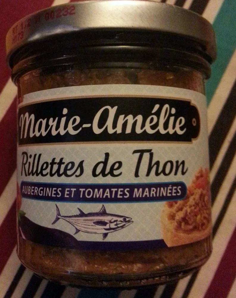 Rillettes de Thon Aubergines et Tomates Marinées