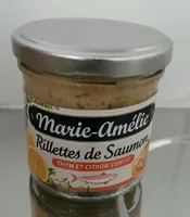 Rillettes de saumon thym et citron confit