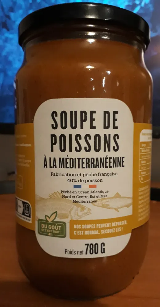Soupe de poissons à la méditerranéenne
