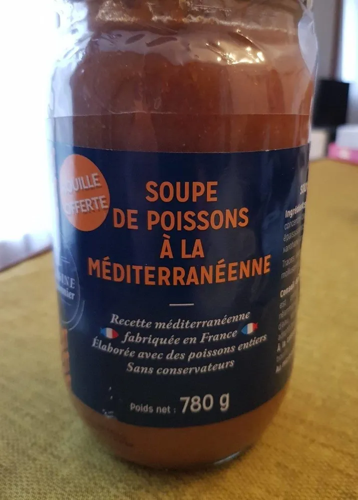 Soupe de poissons à la méditerranéenne