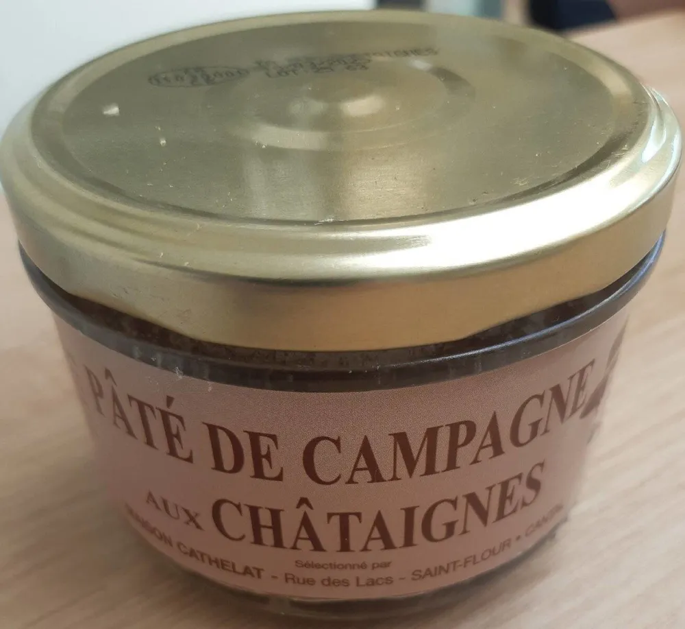 Pâté de campagne aux châtaignes