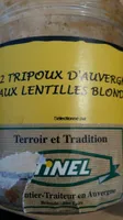 Tripoux Auvergne aux lentilles