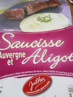 Saucisse d'Auvergne et Aligot