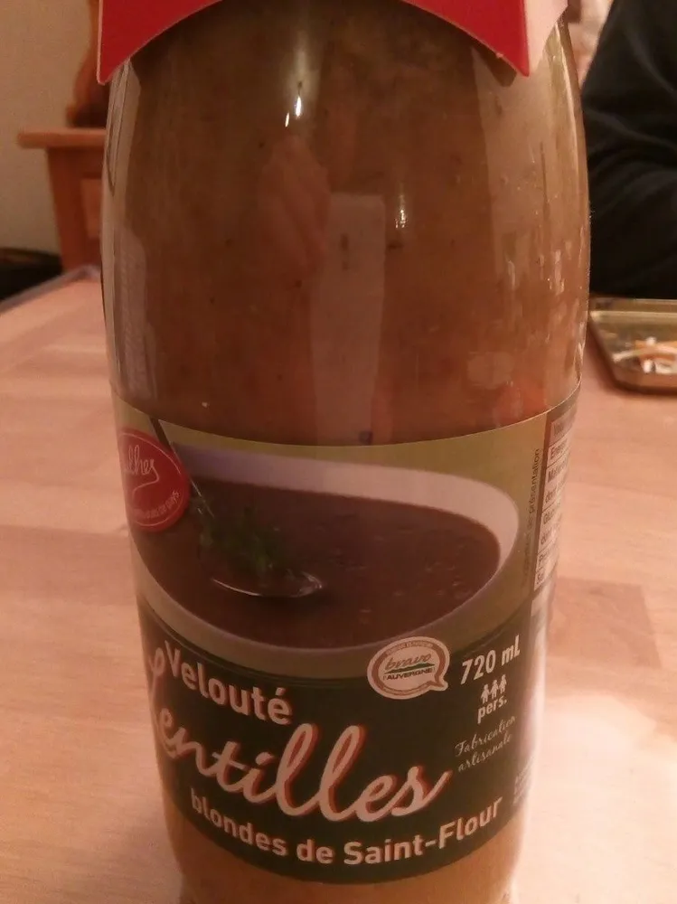 Velouté Lentilles blondes 750ML Bouteille