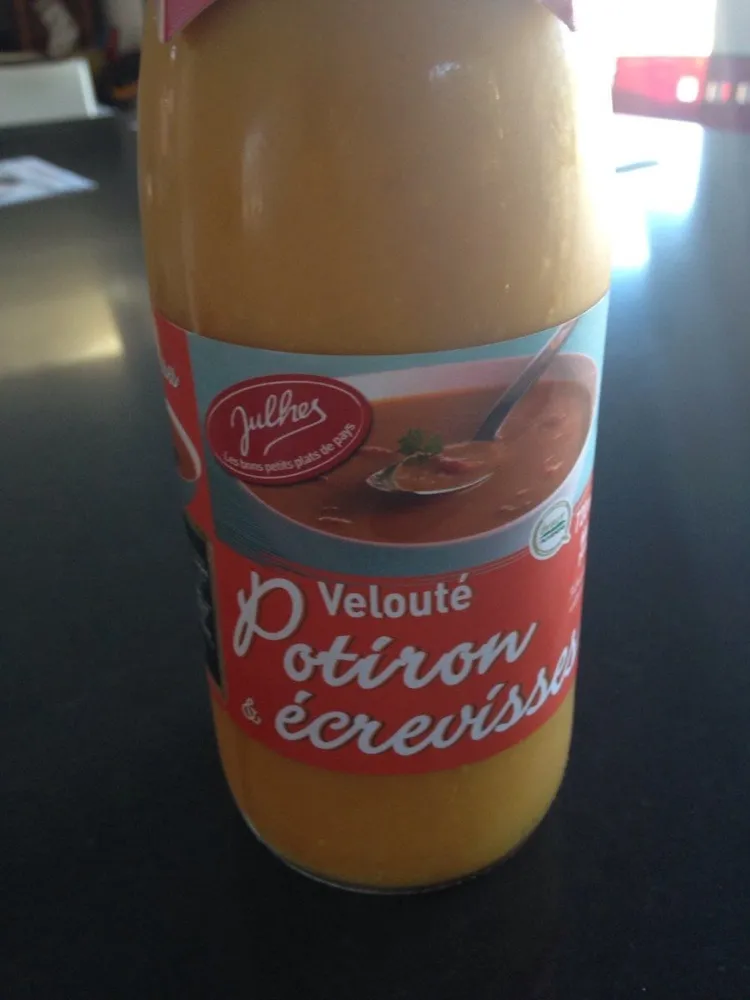 Velouteé Potiron Ecrevisses