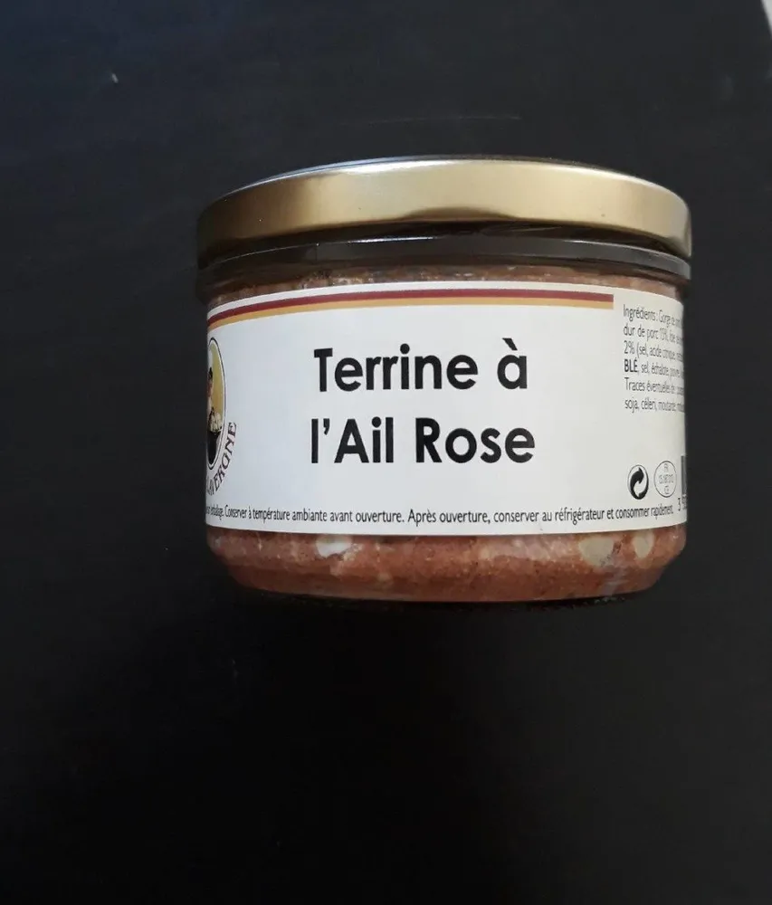 Terrine à l ail rose