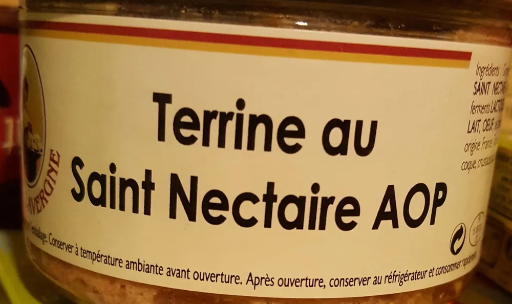 Terrine au Saint-Nectaire AOP
