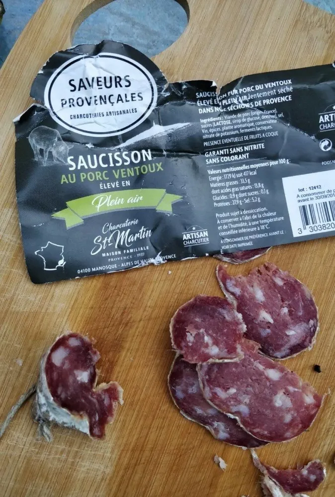 Saucisson au porc ventoux