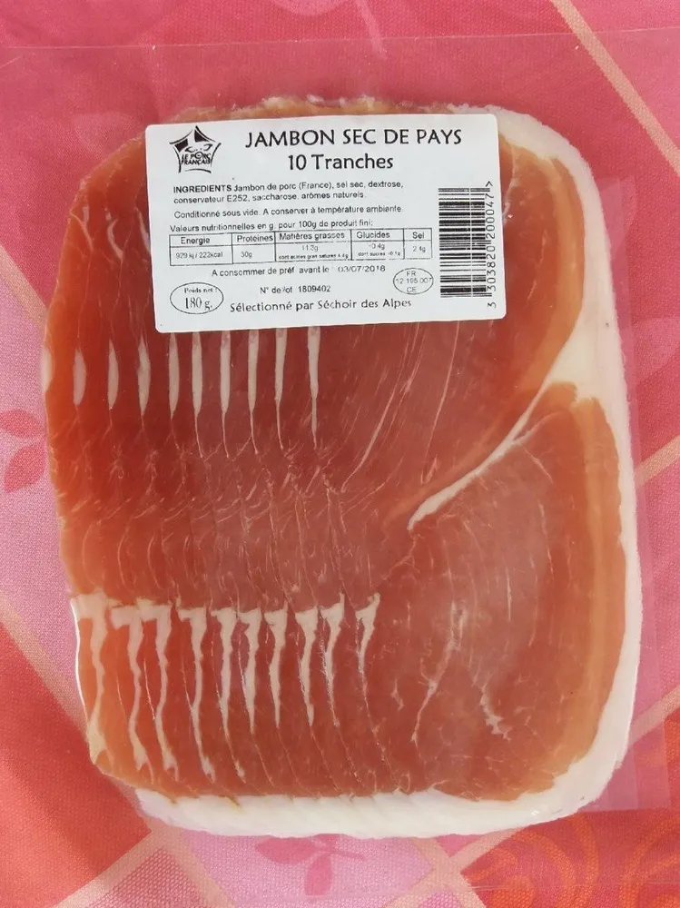 Jambon sec de pays
