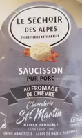 Saucisson pur porc au fromage de chevre