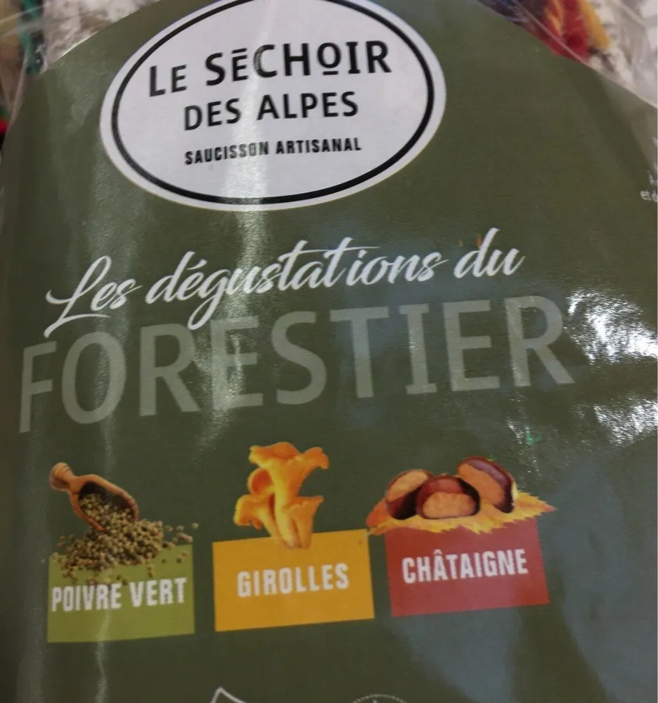 Saucisson poivre vert girolled châtaigne