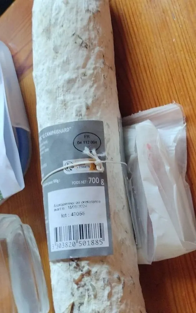 Saucisson pur porc le campagnard