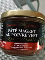 Paté magret au poivre vert