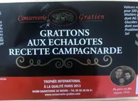 Grattons aux echalottes